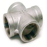 asme b16.11 threaded fitting cross manufacturer supplier exporter india