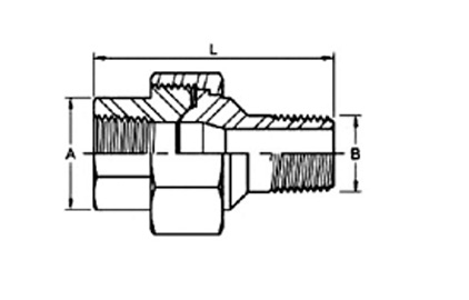 asme b16.11 threaded fitting union (male x female) manufacturer supplier exporter india