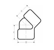 asme b16 11 threaded fitting 45 deg elbow manufacturer supplier exporter india