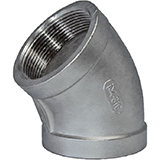 asme b16 11 threaded fitting 45 deg elbow manufacturer supplier exporter india