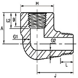 asme b16.11 threaded fitting street elbow manufacturer supplier exporter india