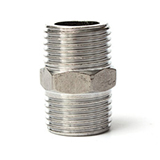 asme b16.11 threaded fitting hex nipple manufacturer supplier exporter india