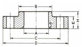 lap joint flanges dimensions