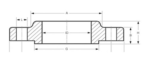 ansi asme 16.5 slip on flange manufacturer supplier exporter in india