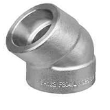 asme b16.11 socket weld fitting 45° Elbow manufacturer supplier exporter india