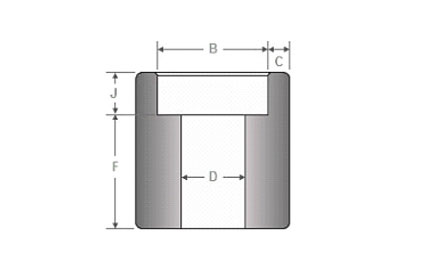 asme b16.11 socket weld fitting Half Coupling manufacturer supplier exporter india